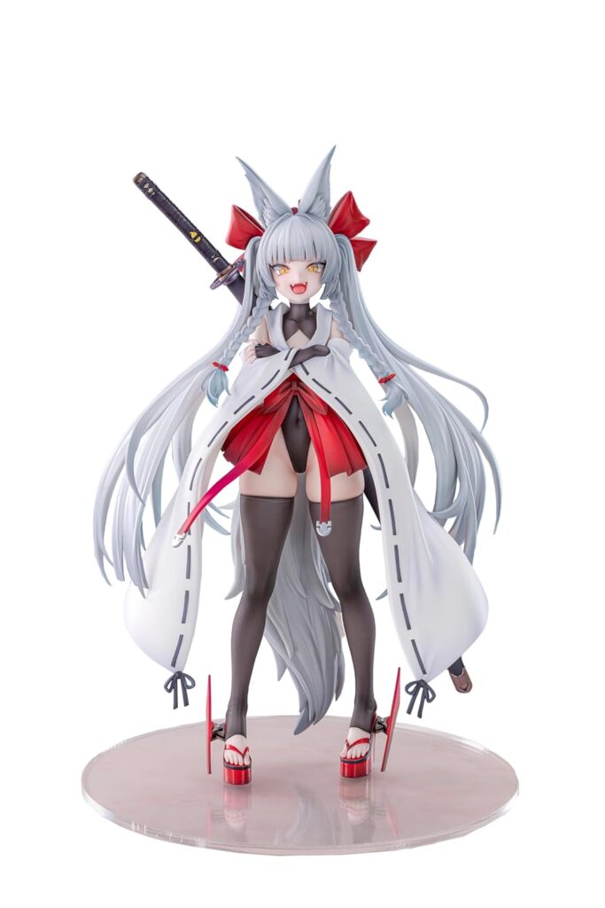 The product title translates to: "AniGame Azur Lane Asanagi 1/6 Scale PVC & ABS Pre-Painted Complete Figure
