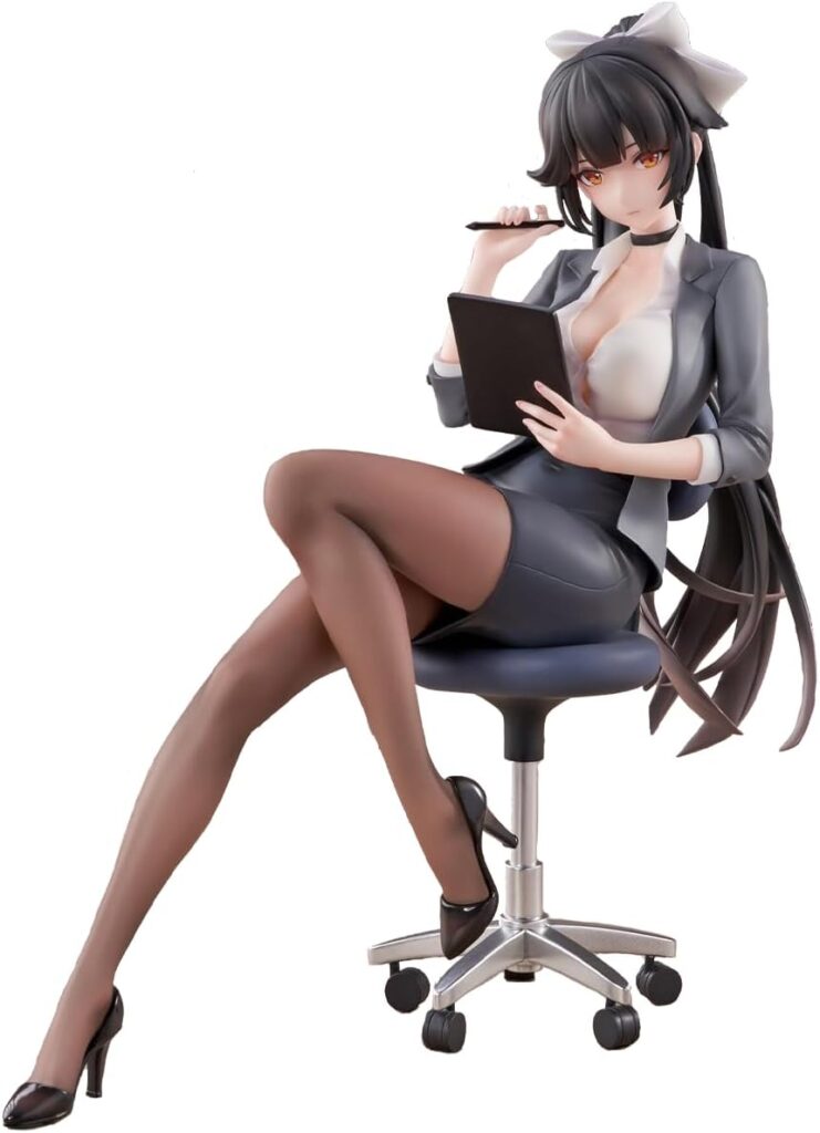 The product title translates to: "AniGame Azur Lane Kaohsiung Takao 1/6 Scale PVC & ABS Pre-Painted Complete Figure