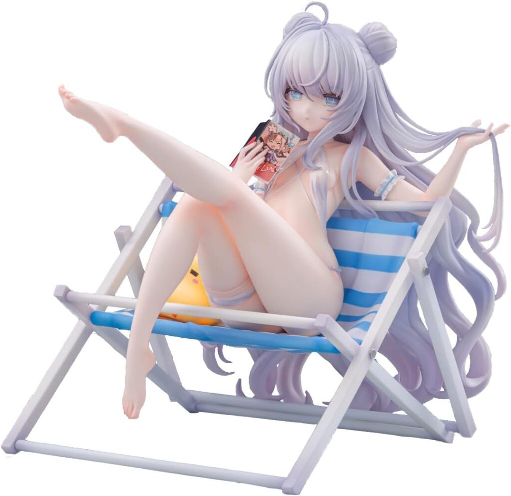 The product title translates to: "AniGame 'Azur Lane' Le Marang Hideout Marcodi Ver. 1/6 Scale PVC & ABS Painted Complete Figure