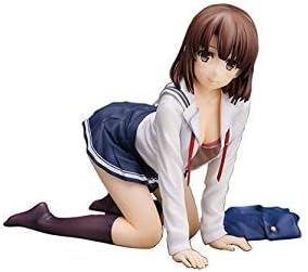 The product title translates to: "Aniplex Saekano: How to Raise a Boring Girlfriend Megumi Kato 1/7 Scale Figure Completely Made to Order Purchase Bonus 3DCG Included