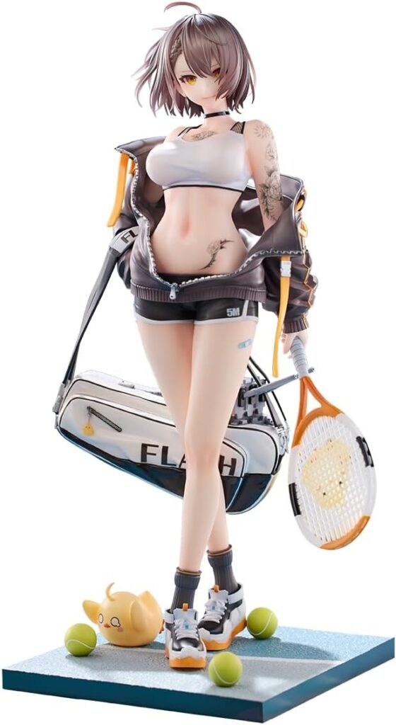 The product title translates to: "Azur Lane Baltimore Black Ace Version, 1/7 Scale, PVC & ABS Pre-painted Complete Figure