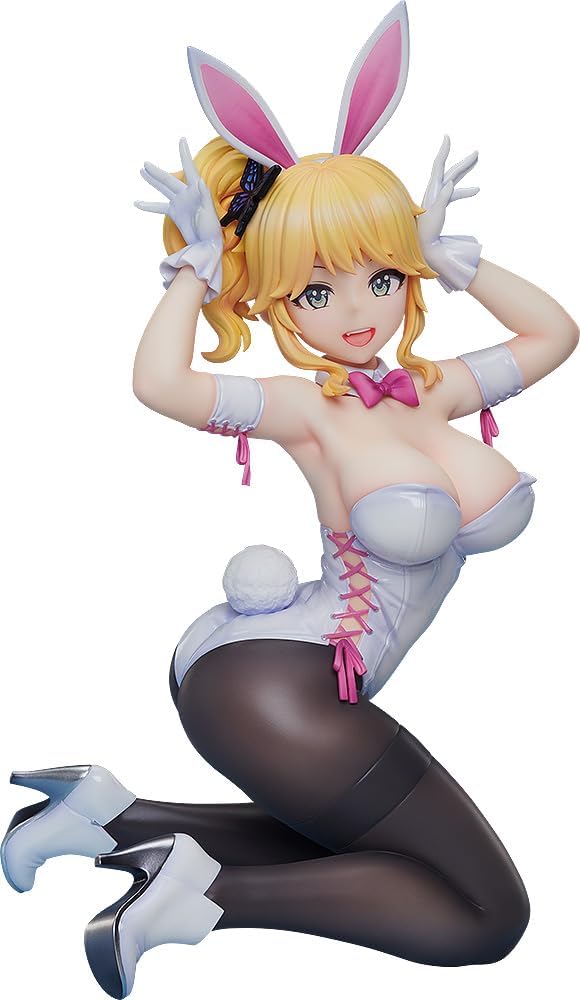 The product title translates to: "Dolphin Wave Kiriri Izumi White Bunny Version, 1/6 Scale Plastic Pre-Painted Complete Figure