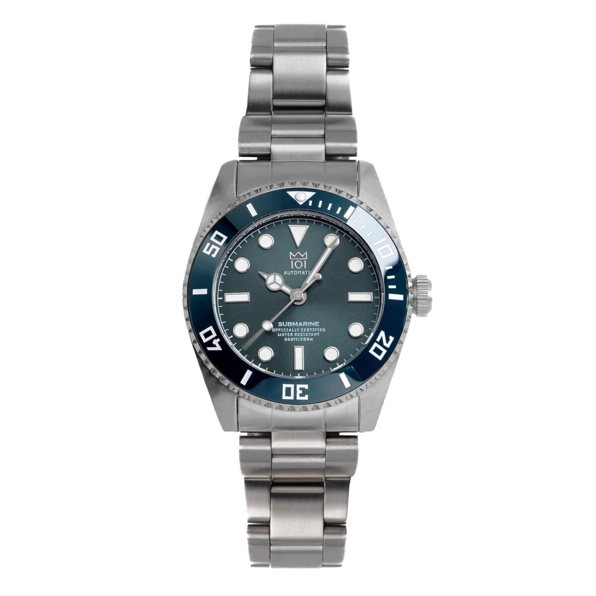 The product title translates to: "HYAKUICHI 101 No.16N Hyakuichi 1.5 inches (38 mm) 20 ATM Water Resistant Automatic Diver Watch Ceramic Bezel Non-Date Mechanical Wristwatch...