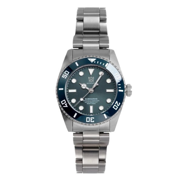The product title translates to: "HYAKUICHI 101 No.16N Hyakuichi 1.5 inches (38 mm) 20 ATM Water Resistant Automatic Diver Watch Ceramic Bezel Non-Date Mechanical Wristwatch...