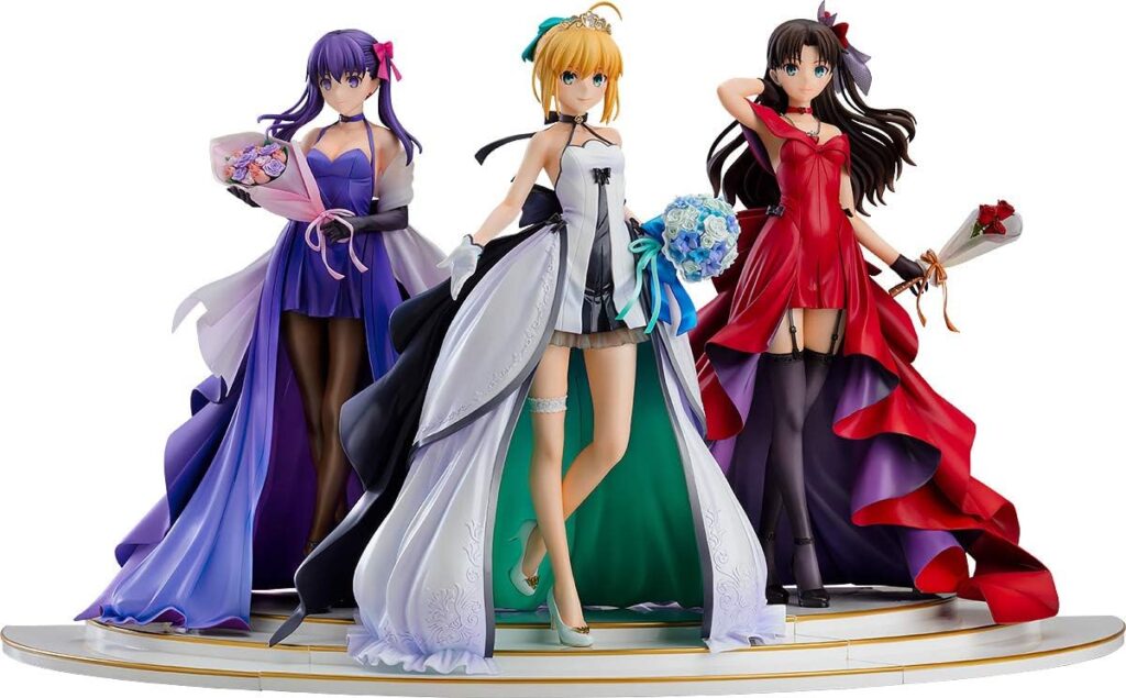 Fate/stay night ~15th Celebration Project~ Saber Rin Tosaka Sakura Magiri ~ 15th Celebration Dress Version~ Premium Box 1/7 Scale ABS & PVC Pre-painted Complete Figure