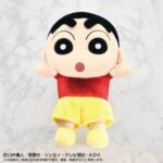 The product title translates to "Crayon Shin-chan Fumbaruz Shin-chan Shop Plush