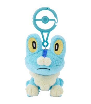 The product title translates to: "Mascot with Carabiner, Keromatsu | Official Pokémon Center Online