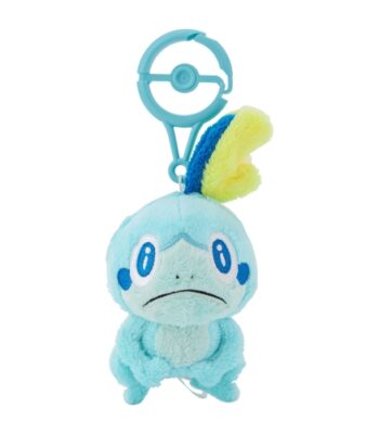 The product title translates to "Mascot with Carabiner: Messon | Official Pokémon Center Online