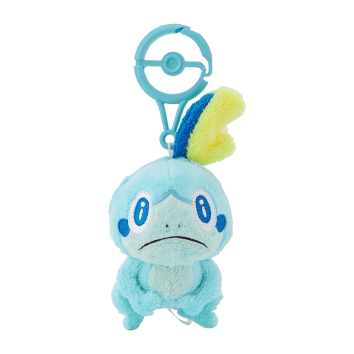 The product title translates to "Mascot with Carabiner: Messon | Official Pokémon Center Online