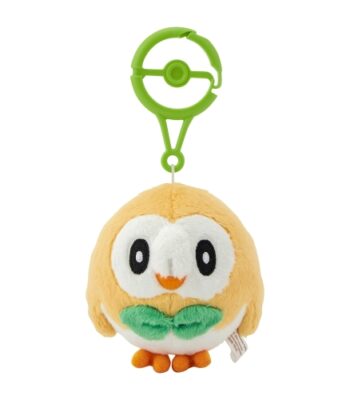 The product title translates to "Mascot with Carabiner - Mokuro | [Official] Pokémon Center Online